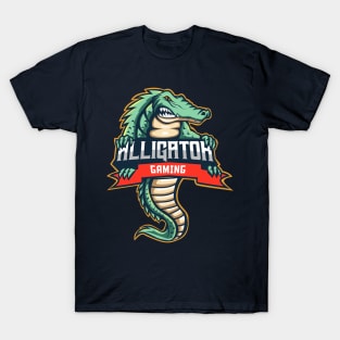 Alligator Illustration Design T-Shirt